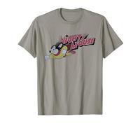 Mighty Mouse Mighty Retro T-Shirt, Men, Slate Grey, X-Large