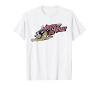 Mighty Mouse Mighty Retro T-Shirt, Men, White, Large