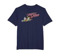 Mighty Mouse Mighty Retro T-Shirt, Men's Big and Tall, Navy Blue, 5X Tall