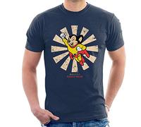 Mighty Mouse Retro Japanese Men's T-Shirt Navy Blue
