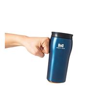 mighty mug - Stainless Steel Non-Tip Travel Mug - Double-Wall Insulated - Keeps Coffee, Tea and Drinks Hot for 4 Hours, Cold for 24 Hours, Leakproof, BPA-Free Tumbler, 12oz, Oceanic Blue