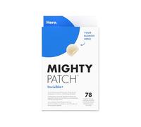 Mighty Patch Invisible+ Spot Patches by Hero Cosmetics, Daytime Acne Treatment, Clear Spot Remover Hydrocolloid Patches, Anti Acne Dots, Spot Treatment Blemish & Pimple Stickers - 78 Pimple Patches