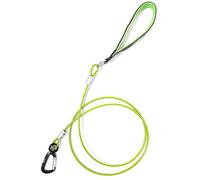 Mighty Paw Chew Proof Dog Lead | 1.8m / 6ft Metal Cable Leash, Non Chewable Braided Steel Cord with Padded Handle. Bite Resistant, Great for Small, Medium and Large Pets, and Teething Puppies (Green)