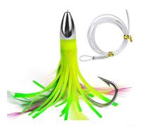 Mighty Performance of the 5 9 Inch Trolling Skirt Lures Designed To Capture Large Carnivorous Fish (D)