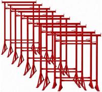 Mighty Products 2X Size.4 Adjustable Steel Trestle Stands 1.32M-2.22M Heavy Duty