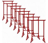 Mighty Products 8X Size.4 Adjustable Steel Trestle Stands 1.32M-2.22M Heavy Duty