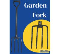Mighty Products Mighty Small Garden Digging Fork 80Cm X 14Cm - Heavy Duty Carbon Steel, Compact Trade-Quality
