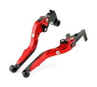 MIGHTY SCAPERS Folding Brake Clutch Levers Compatible with YZF R3 2015-2024 Motorcycles, 6 Position Adjustable CNC Aluminum Control Handles(Red)