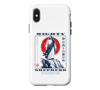 Mighty Shepherd Jesus Psalm 46:1 Christian Japanese Art Case for iPhone X/XS