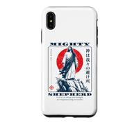 Mighty Shepherd Jesus Psalm 46:1 Christian Japanese Art Case for iPhone XS Max