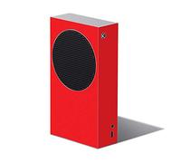 Mighty Skins Skin Compatible with Xbox Series S - Solid Red | Protective, Durable, and Unique Vinyl Decal wrap Cover | Easy to Apply, Remove, and Change Styles | Made in The USA