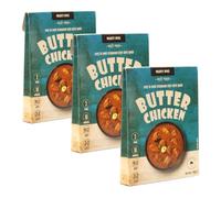 Mighty Spice Butter Chicken Curry Paste 80g x 3 - Curry Sauce Kit with Indian spices, Quick Easy 10-Minute Recipe at Home, Authentic Indian Curry, Vegan Gluten Free, No Added Preservatives/Colouring
