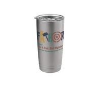 Mighty Super Hero Father’s Day Cool Strong Handsome Stainless Steel Insulated Tumbler