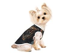 Mighty Tiger Dog Shirt Vest Lightweight Stretchy - Soft Lightweight Breathable for Puppies Small Medium Dogs, Kitten, Cats,