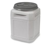 Mighty Tuff Airtight Dog Food Storage Container - 10 Gal, up to 40 lb Capacity - Cat and Dog Food Container with Twist Lid & Handles - BPA-Free, Made in USA