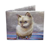 mighty wallet - Ultra Slim Minimalist Tyvek Wallet for Men, Thin Front Pocket Card Holder, Tear Resistant Lightweight Bifold, Original Paper Wallet, Self Pawtrait, One Size, Self Pawtrait