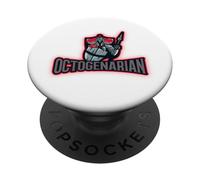 Mighty Warrior 80th to 89th Birthday PopSockets Adhesive PopGrip