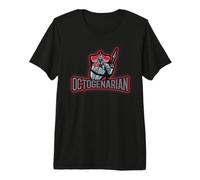 Mighty Warrior 81st Birthday Octogenarian Premium T-Shirt