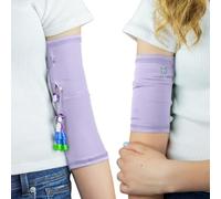 Mighty Well PICCPerfect PICC Line Cover: Soft Touch Double Layer PICC Line Arm Cover | Solid Lavender, Large