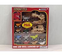 Mighty Wheels Dinomytes™ Dino and Skull Launcher Set, 12 Dino Racer Figures with 2 T-Rex Skull Launchers, Ages 3+
