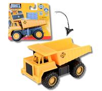 Mighty Wheels Steel Dump Truck Toy 3.5" - Free-wheeling Dumper Truck Toy with Movable Tipping Bed - Durable Steel and Plastic Construction Toys for 3+ Year Old Boys and Girls