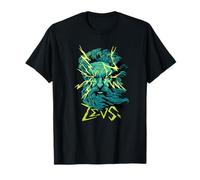 Mighty Zeus Lightning God Graphic Art T-Shirt