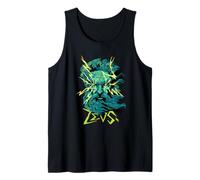 Mighty Zeus Lightning God Graphic Art Tank Top