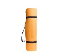 MightyMitts 8mm TPE Yoga Mat - Extra Thick Non-Slip, Eco-Friendly & Durable | High Density Fitness Mat with Free Carry Strap & Bag | Ideal for Pilates, Home Workout, Gym, Men & Women (Orange)