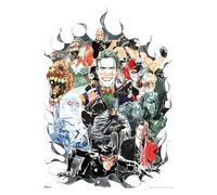 MIGHTYPRINT DC Comics - Justice League - Batman Rogues Gallery - 17" x 24" Wall Art - Officially Licensed Collectible - Ideal for Gifting and Collecting