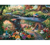 MIGHTYPRINT Disney - Alice in Wonderland - Following the White Rabbit - Durable 24” x 17 Wall Art - NOT Made of Paper - Officially Licensed Collectible