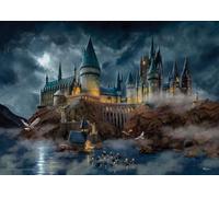MIGHTYPRINT Harry Potter Hogwarts Castle 24 x 17 Wall Art | Translucent wall art | Bedroom or office display | Harry Potter fan gift