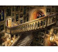 MIGHTYPRINT Thomas Kinkade Studios - Harry Potter - Hogwarts Grand Staircase - 24" x 17" Wall Art - Officially Licensed Collectible - Ideal for Gifting and Collecting
