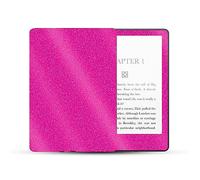 MightySkins Glossy Glitter Skin Compatible with Amazon Kindle Paperwhite 5 6.8-inch 11th Gen (2021) Full Wrap - Solid Hot Pink | Protective High-Gloss Glitter Finish | Easy to Apply | Made in The USA