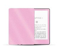 MightySkins Glossy Glitter Skin Compatible with Amazon Kindle Paperwhite 5 6.8-inch 11th Gen (2021) Full Wrap - Solid Pink | Protective High-Gloss Glitter Finish | Easy to Apply | Made in The USA