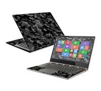 MightySkins Skin For Lenovo Yoga 920-13IKB - Black Camo | Protective, Durable, and Unique Vinyl Decal wrap cover | Easy To Apply, Remove, and Change Styles | Made in the USA