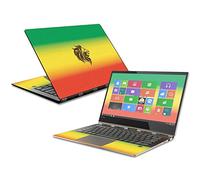 MightySkins Skin For Lenovo Yoga 920-13IKB - Rasta Lion | Protective, Durable, and Unique Vinyl Decal wrap cover | Easy To Apply, Remove, and Change Styles | Made in the USA