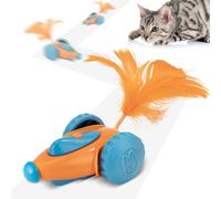 Migipaws cat Toy, Automatic Interactive Migicar Toy Like a Mouse, Intelligent Programme, Rechargeable Kitten Toy