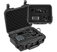 Migitec Waterproof Hard Case Compatible with Insta360 X4 Action Camera & Accessories, Waterproof Travel Case with Dual Layer for Camera, Batteries, Charging Hub, Selfie Stick