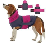 MIGOHI Dog Anxiety Relief Vests,Anxiety Vests for Dogs,Dog Calming Coat,Male Female Calming Vest for Small Dogs,Ear Cover Head Wrap,Anti Anxiety for Pet,Keep Pet Calm,Dachshund,S,Purple
