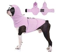 MIGOHI Durable Dog Calming Vest for Vet Visits,Thunderstorm,Noise,Ease Separation Anxiety Jacket for Small-Medium Dogs for General Nervousness, Anti Anxiety Wrap During Fireworks,M,Purple