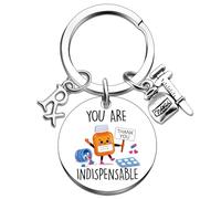 MigPio Pharmacy Technician Accessories Pharmacist Gifts Pharmacy Student Gifts Nurse Gift for Women Thank You Keyring for Pharmacy Technician