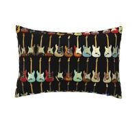 Migpkd Art Guitar Pattern Pillow Cases Home Decorative Pillowcase Boudoir 12 X 18 Inch Pattern Throw Pillow Covers