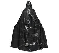 Migpkd Broken Window Halloween Hooded Cloaks Witch Robe Cloaks Hooded Robe Cloak For Adult Cape Cosplay Costume