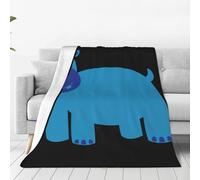 Migpkd Cute Hippo Velvet Super Soft Fleece Blanket Fuzzy Warm Cozy Throws For Winter Bedding Couch And Gift