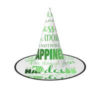 Migpkd Irish Blessing St Patrick'S Day Halloween Witch Hat For Women Men Cosplay Accessories For Costume Party Wizard Hat