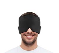 Migraine and Headache Relief Hat Cap Cold Pack with Head Wrap Reusable and Stretchy Gel Ice Pack Cold Compress Therapy Face Mask for Tension Headache Puffy Eyes Instant Migraine Sinus Pressure Relief