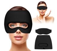 Migraine Mask, 3-in-1 Headache Mask, with Removable Eye Mask, Reusable Migraine Hat Migraine Relief Cap, Migraine Cooling Mask, for Relieving Stress and Headaches