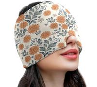 Migraine Relief Cap,Headache Relieve Cap,Reusable Gel Ice Head Wrap Cap for Tension,Stress,Hangover & Puffy Eyes.