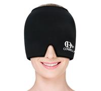 Migraine Relief Cap, Soothing Headache Ice Face Mask Products, Hot and Cold Therapy, Migraine Headache Relief Cap for Migraine, Sinus, Puffy Eyes, Tension, Stress and Hangover(Black)
