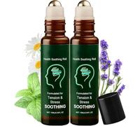 Migraine Relief Roll-On,Cooling Relief Aromatherapy,Fast Cooling Comfort for Your Head, Fast and Portabl,10ml,for Camping, Skin, Aromatherapy Relief